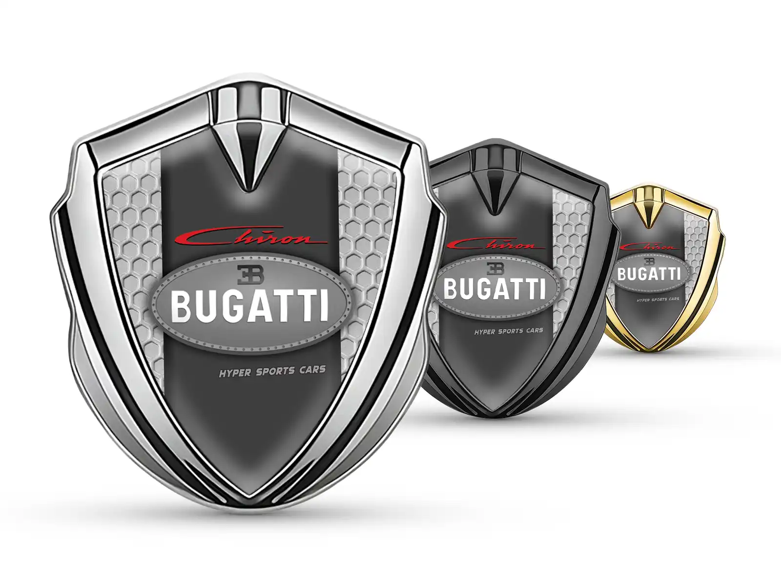 Bugatti Emblème Bombé Insigne Max Design Structure Robuste